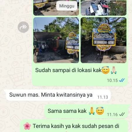 Pengiriman Papan Bunga Duka Duri Utara