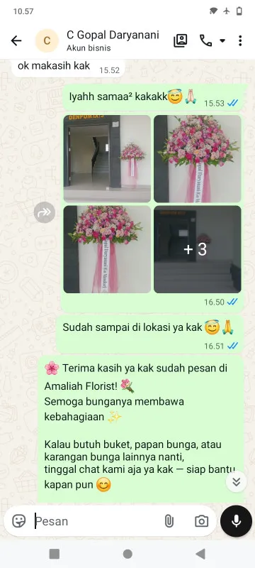 Pengiriman Karangan Bunga Duri Utara