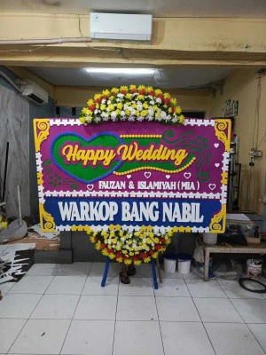 Papan Bunga di Duri Utara