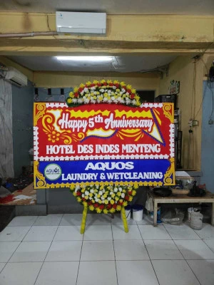 Papan Bunga di Duri Utara
