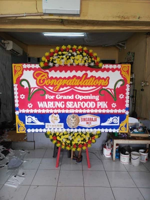 Papan Bunga di Duri Utara