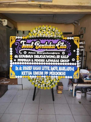 Papan Bunga di Duri Utara